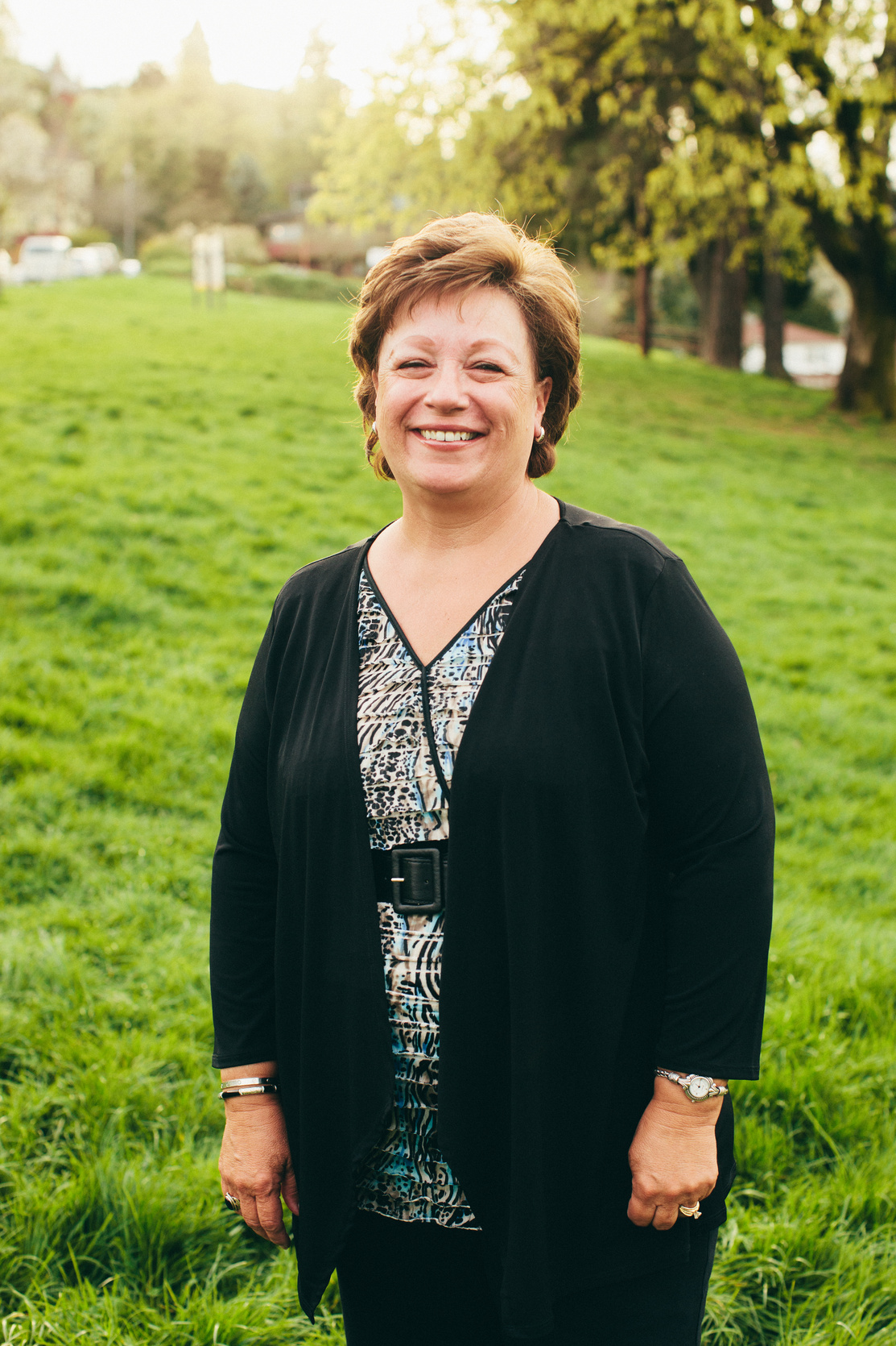 Smiling 50-60 year old happy woman