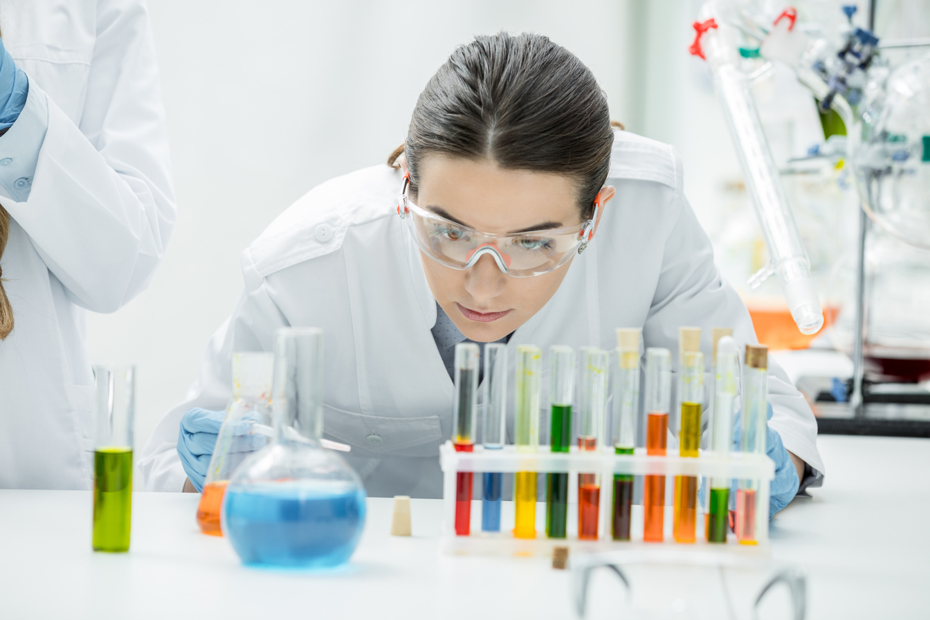 Female scientist in lab